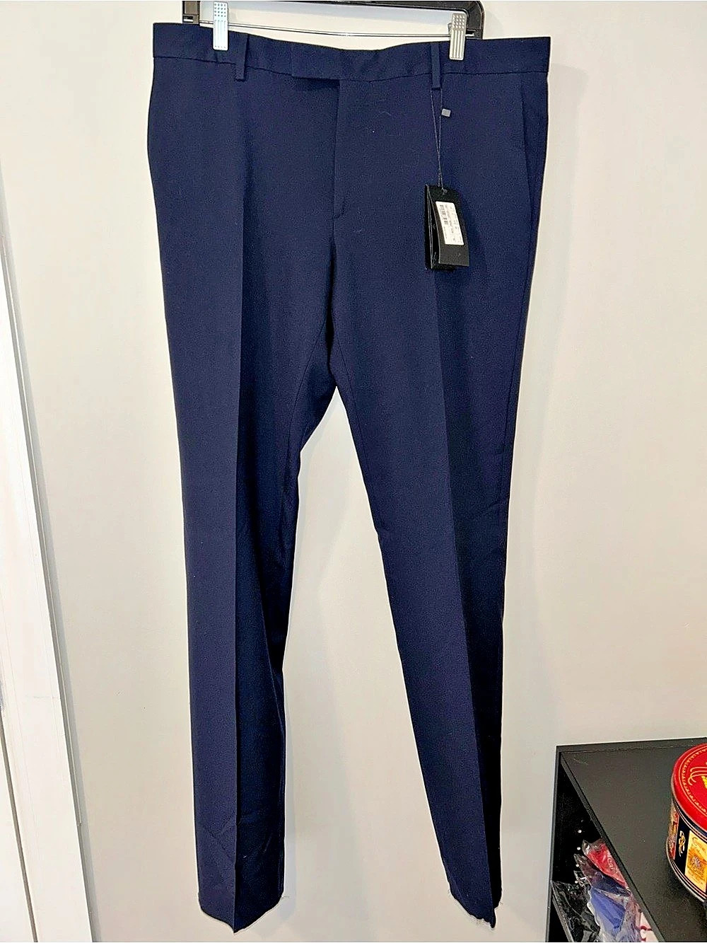 Saint Laurent 100% virgin Wool Pants in Blue NWT Size 54 — Us (38x34)